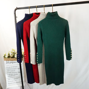 Heather Sweater Knit Luxury Dress