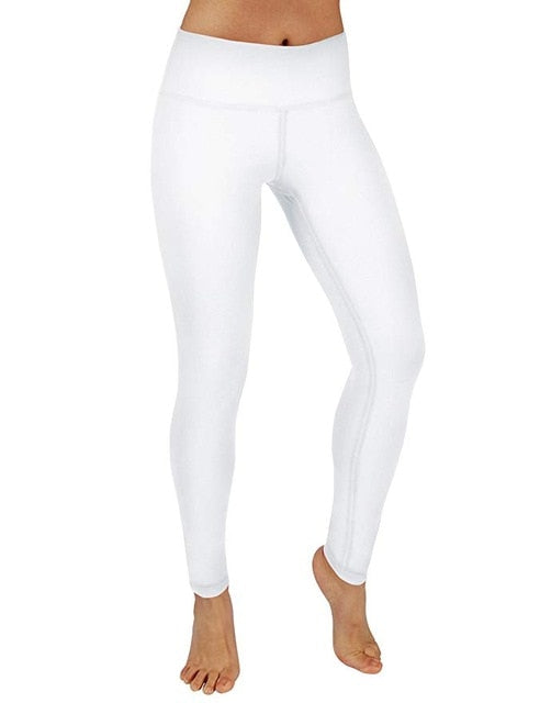 Huaai Women's Plus Size Yoga Pants Casual Solid Color Tether Loose Yoga  Trousers White XL
